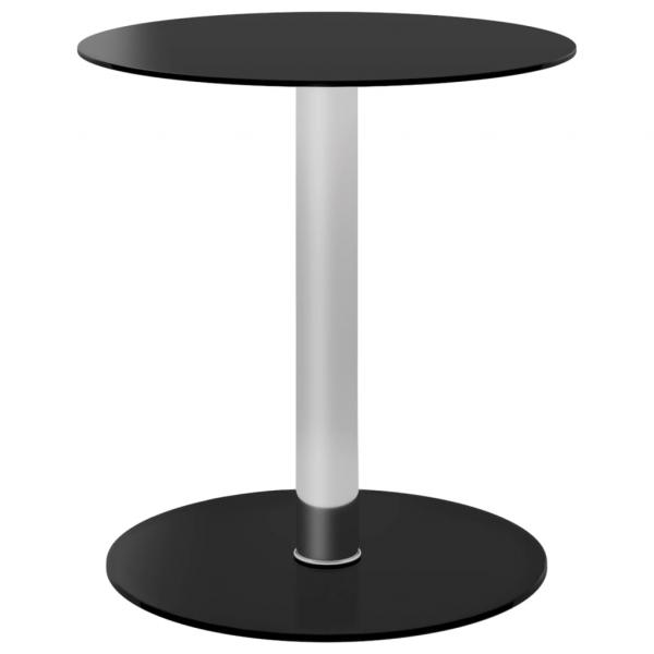 ARDEBO.de - Couchtisch Schwarz 40 cm Hartglas