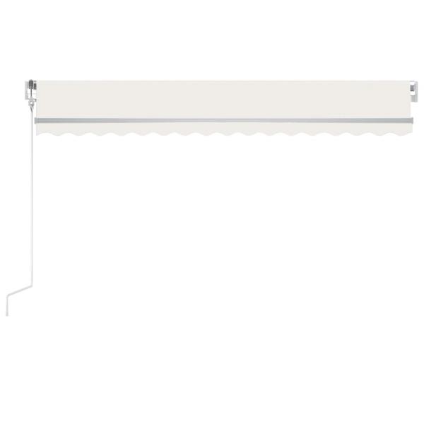 Automatische Markise mit LED & Windsensor 450x300 cm Creme