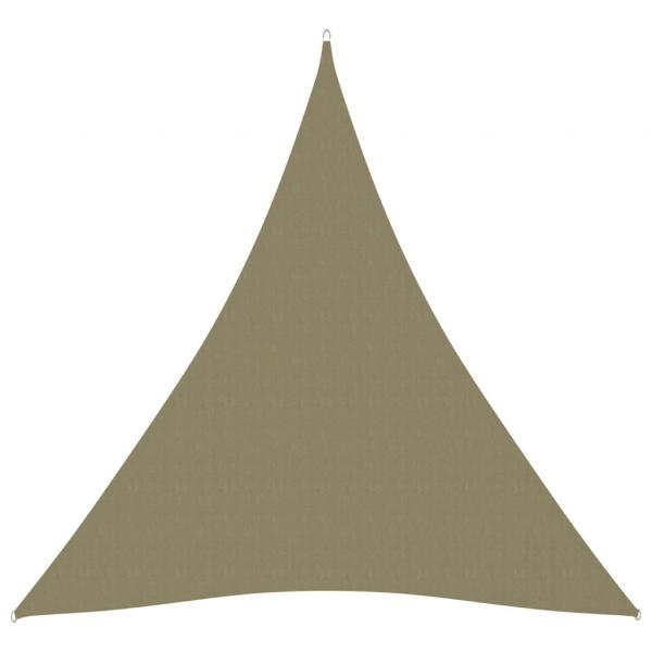 ARDEBO.de - Sonnensegel Oxford-Gewebe Dreieckig 3x4x4 m Beige