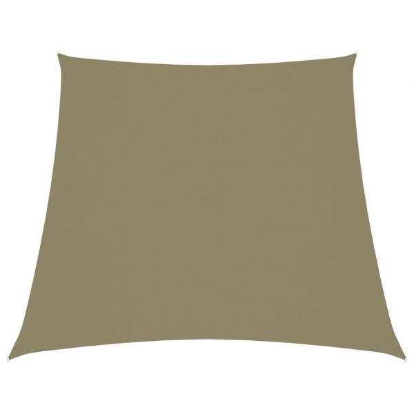 ARDEBO.de - Sonnensegel Oxford-Gewebe Trapezförmig 3/5x4 m Beige