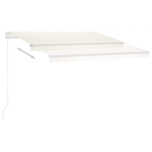 Automatische Markise mit LED & Windsensor 350x250 cm Creme