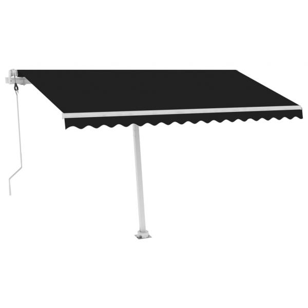 Automatische Markise mit LED & Windsensor 450x300 cm Anthrazit