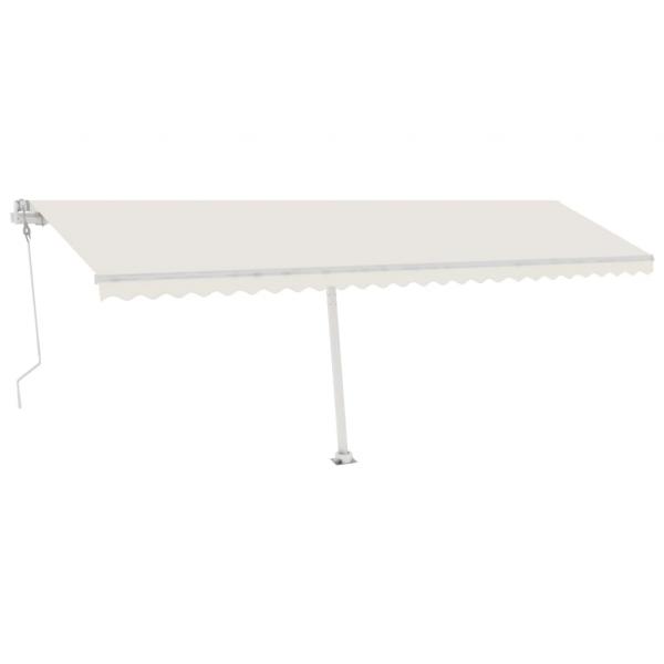 Standmarkise Automatisch 600x300 cm Creme