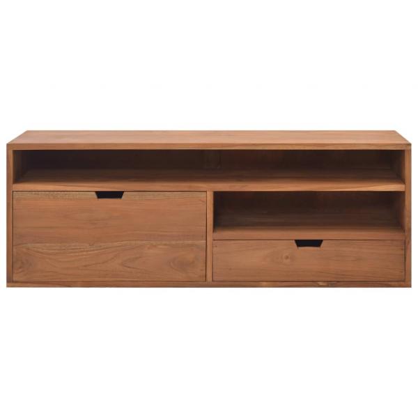 TV-Schrank 110x30x40 cm Teak Massivholz