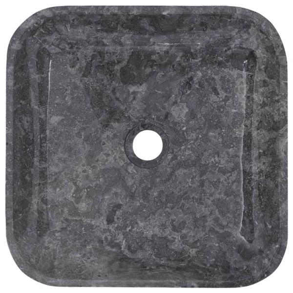 Waschbecken Grau 40x40x10 cm Marmor