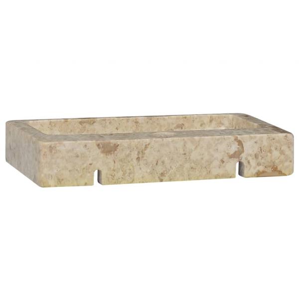 Wandwaschbecken Creme 38x24x6,5 cm Marmor