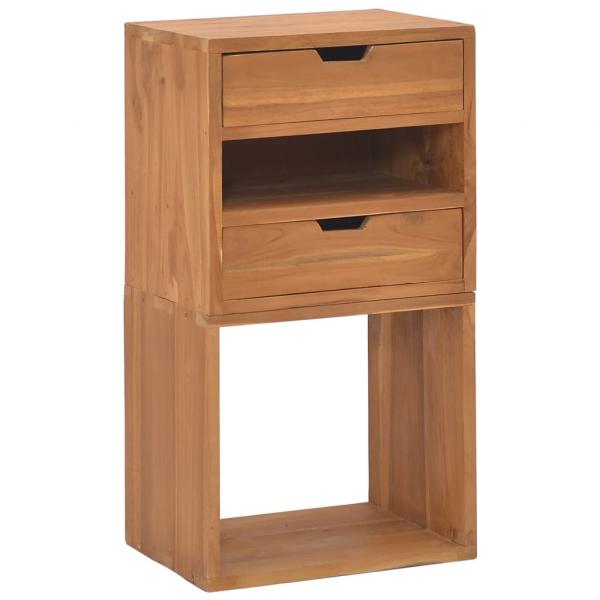 ARDEBO.de - Beistellschrank 40x30x76 cm Teak Massivholz