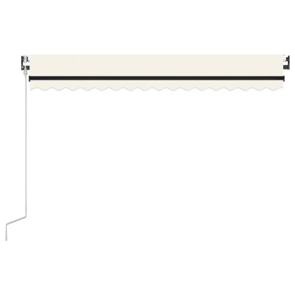 Markise Automatisch Einziehbar 450x300 cm Creme