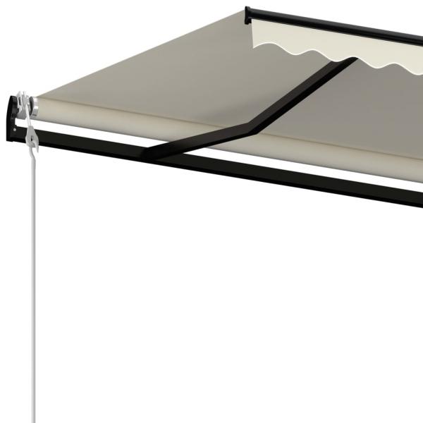 Markise Automatisch Einziehbar 400x350 cm Creme