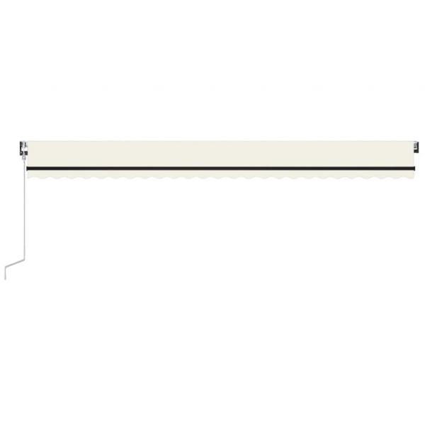 Markise Automatisch Einziehbar 600x350 cm Creme