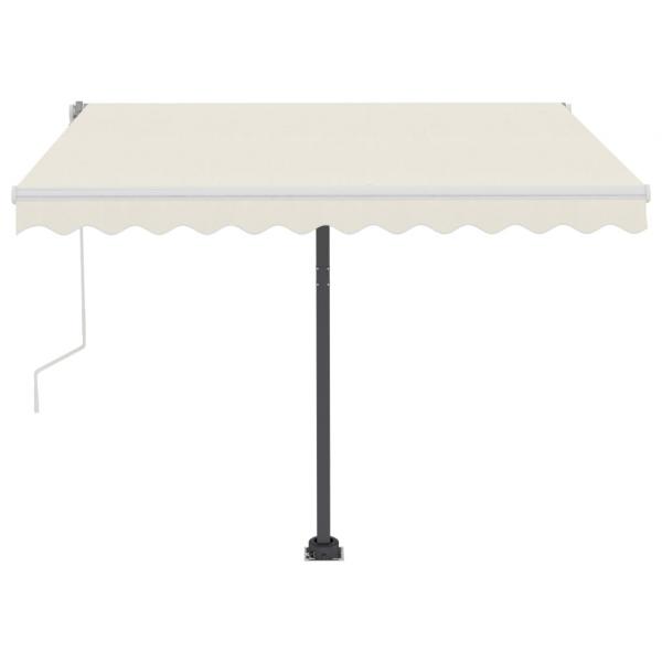 Standmarkise Manuell Einziehbar 350x250 cm Creme