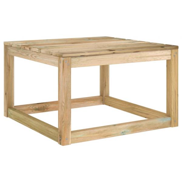 Garten-Palettentische 2 Stk. 60x60x36,5 cm Kiefernholz