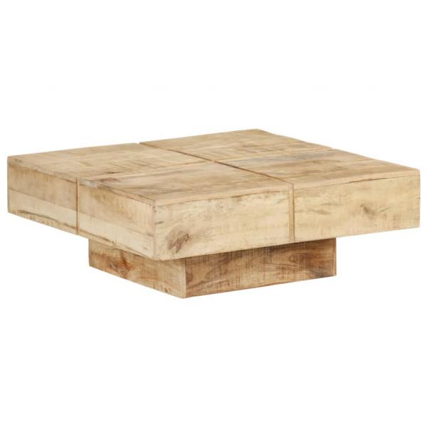 ARDEBO.de - Couchtisch 80x80x28 cm Massivholz Mango