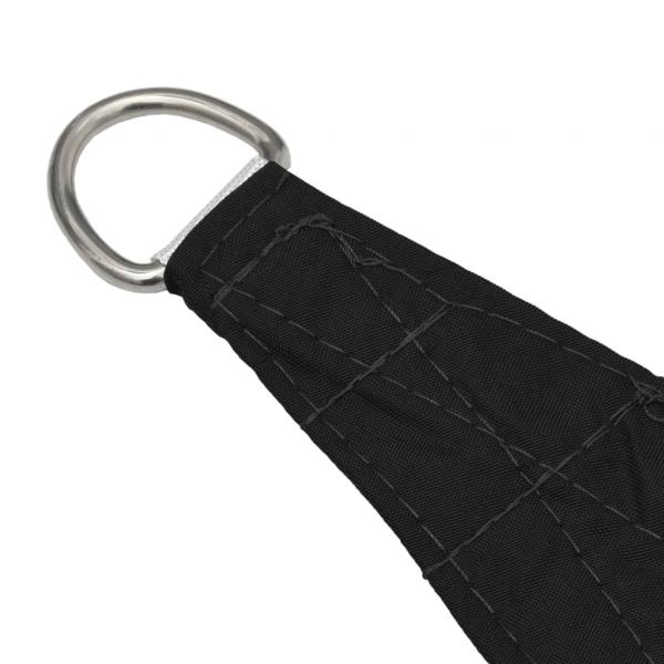 Sonnensegel Oxford-Gewebe Trapezförmig 2/4x3 m Schwarz