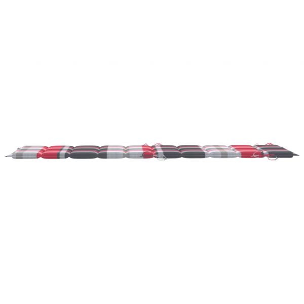 Sonnenliegen-Auflage Rot Karomuster 186x58x3 cm Oxford-Gewebe