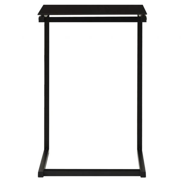 Beistelltisch Schwarz 40x40x60 cm Hartglas