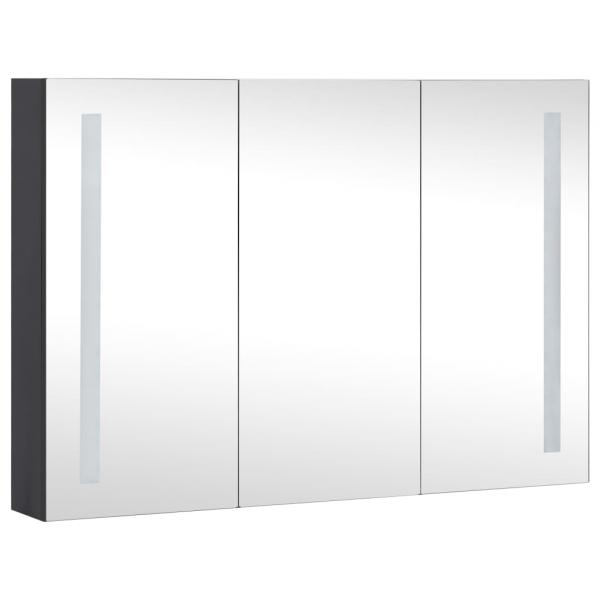 LED-Spiegelschrank fürs Bad 89x14x62 cm