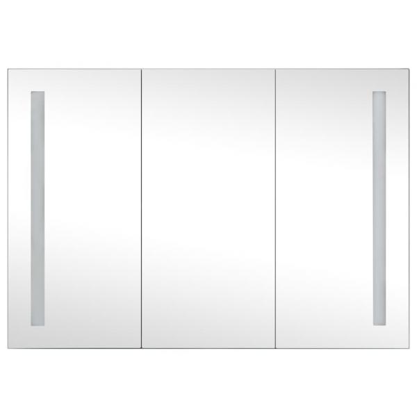 LED-Spiegelschrank fürs Bad 89x14x62 cm