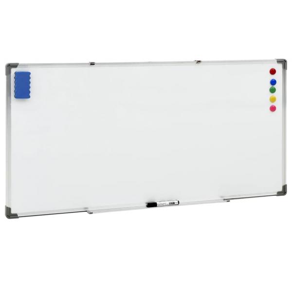 ARDEBO.de - Magnetisches Whiteboard Weiß 110x60 cm Stahl