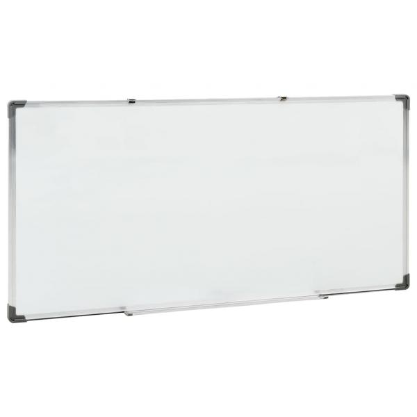 Magnetisches Whiteboard Weiß 110x60 cm Stahl