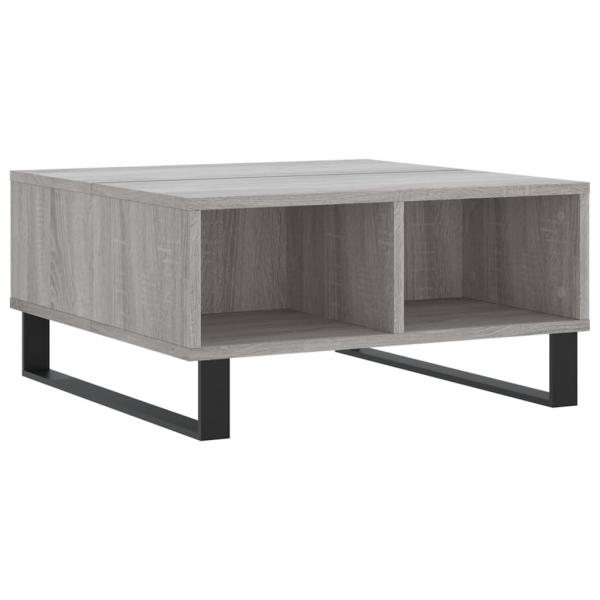 Couchtisch Grau Sonoma 60x60x30 cm Holzwerkstoff