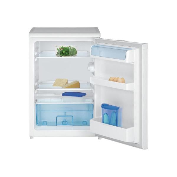 Beko TSE1424N Standkühlschrank, 54 cm breit, 128 L, LED Illumination, Sicherheitsglas, weiß