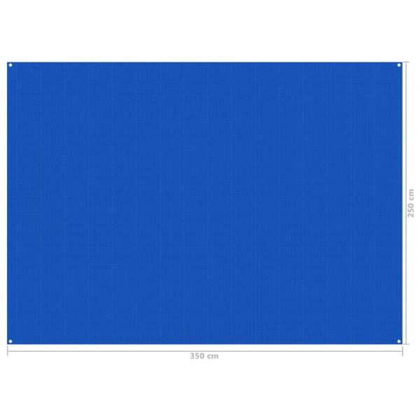 Zeltteppich 250x350 cm Blau