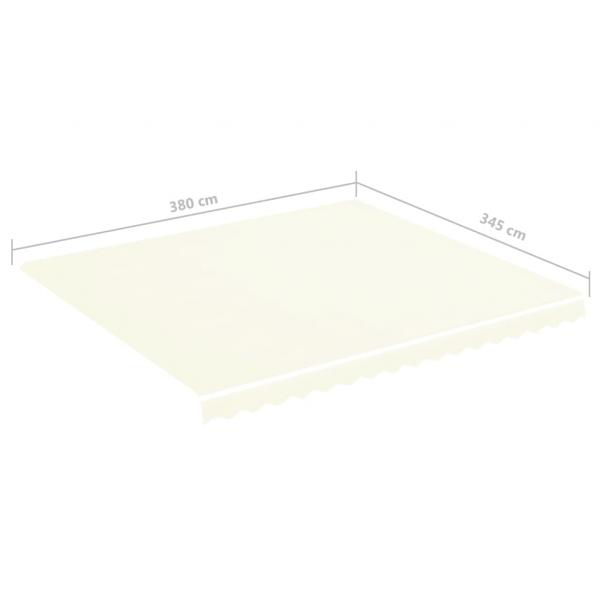 Markisenbespannung Creme 4x3,5 m