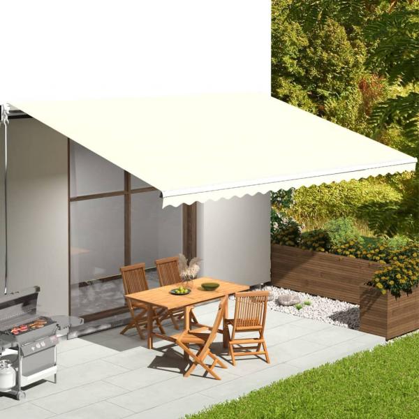 ARDEBO.de - Markisenbespannung Creme 6x3,5 m