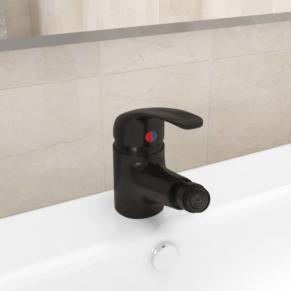 ARDEBO.de - Badezimmer Bidet Mischbatterie Schwarz 13x12 cm