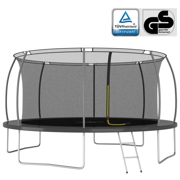 ARDEBO.de - Trampolin-Set Rund 460×80 cm 150 kg