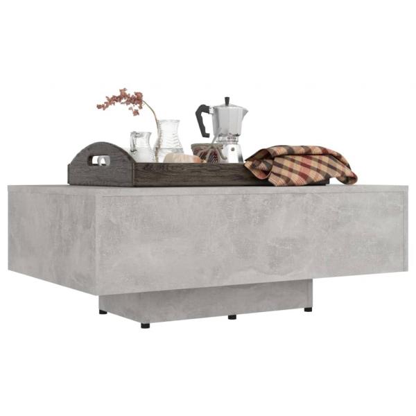 Couchtisch Betongrau 85x55x31 cm Holzwerkstoff