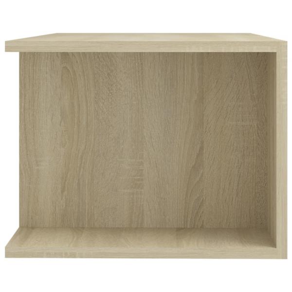 TV-Schrank mit LED-Leuchten Sonoma-Eiche 90x39x30cm