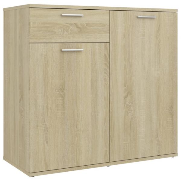 Sideboard Sonoma-Eiche 80x36x75 cm Holzwerkstoff