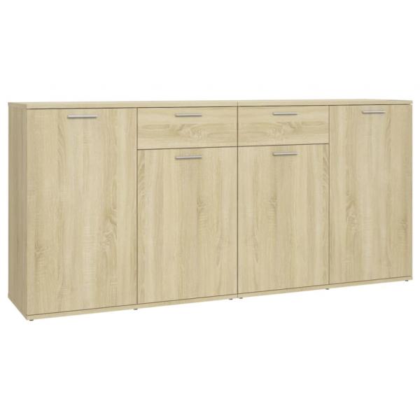 Sideboard Sonoma-Eiche 160x36x75 cm Holzwerkstoff