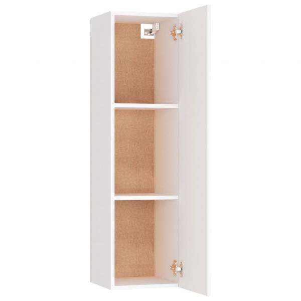 TV-Schrank Weiß 30,5x30x110 cm Holzwerkstoff