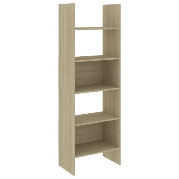 Bücherregal Sonoma-Eiche 60x35x180 cm Holzwerkstoff