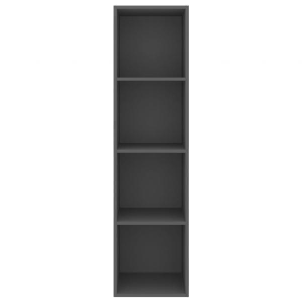 TV-Wandschrank Grau 37x37x142,5 cm Holzwerkstoff