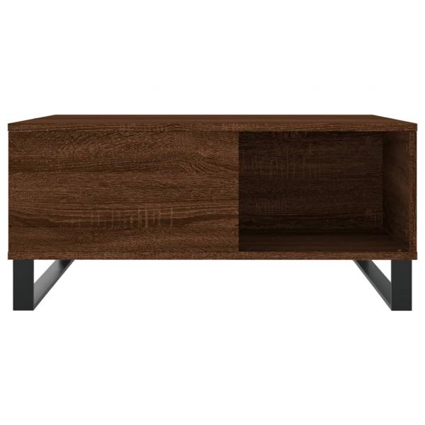 Couchtisch Braun Eichen-Optik 80x80x36,5 cm Holzwerkstoff