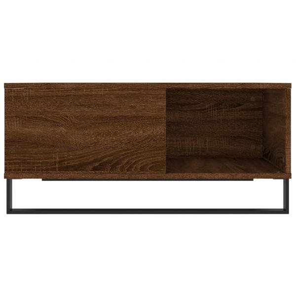 Couchtisch Braun Eichen-Optik 80x80x36,5 cm Holzwerkstoff