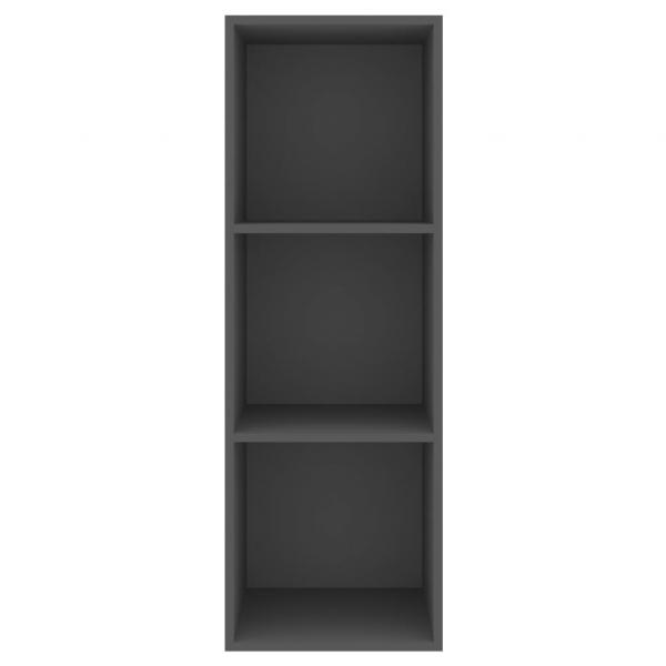 TV-Wandschrank Grau 37x37x107 cm Holzwerkstoff