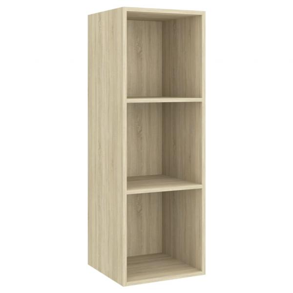 TV-Wandschrank Sonoma-Eiche 37x37x107 cm Holzwerkstoff