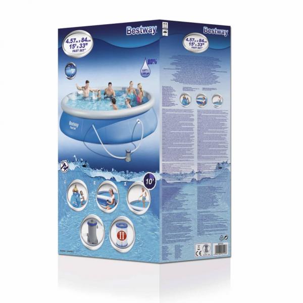 Bestway Swimmingpool-Set Fast Set 457x84 cm 57321