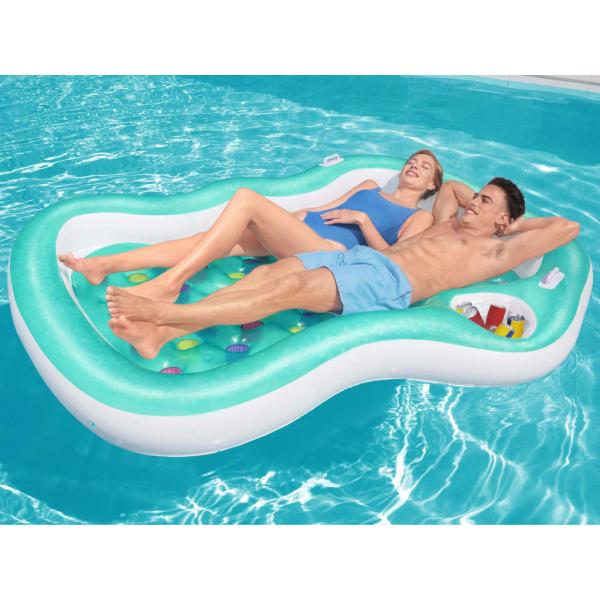 ARDEBO.de - Bestway Designer Wasser-Lounge für 2 Personen 224x174 cm 