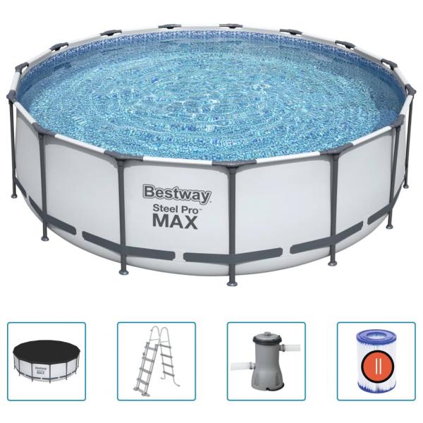 Bestway Steel Pro MAX Swimmingpool-Set Rund 457x122 cm