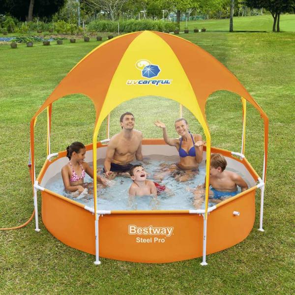 Bestway Steel Pro UV Careful Aufstellpool für Kinder 244x51 cm  