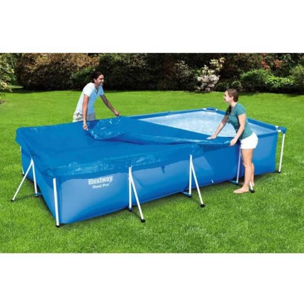 ARDEBO.de - Bestway Flowclear Poolabdeckung 304x205x66 cm   