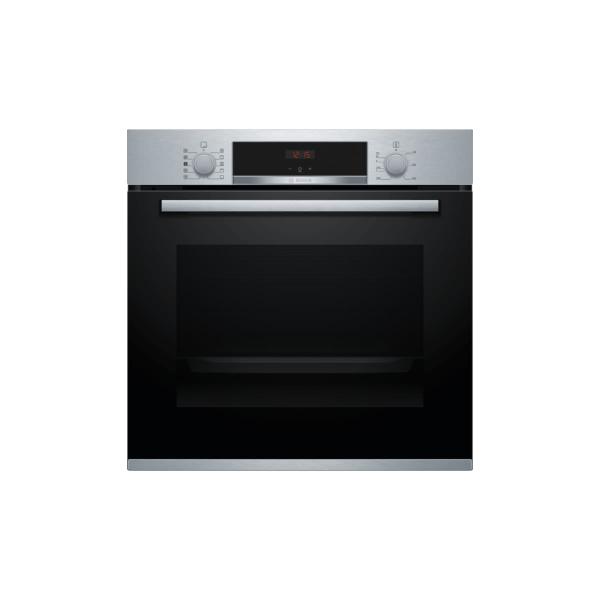 ARDEBO.de Bosch HRA534BS0 EEK: A Einbaubackofen, 60cm breit, 71 L, Dampffunktion, 3D Heißluft, Hydrolyse, edelstahl