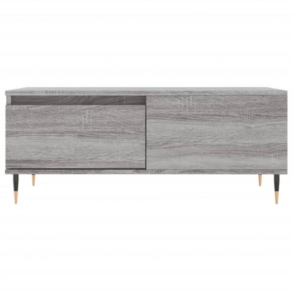 Couchtisch Grau Sonoma 90x50x36,5 cm Holzwerkstoff