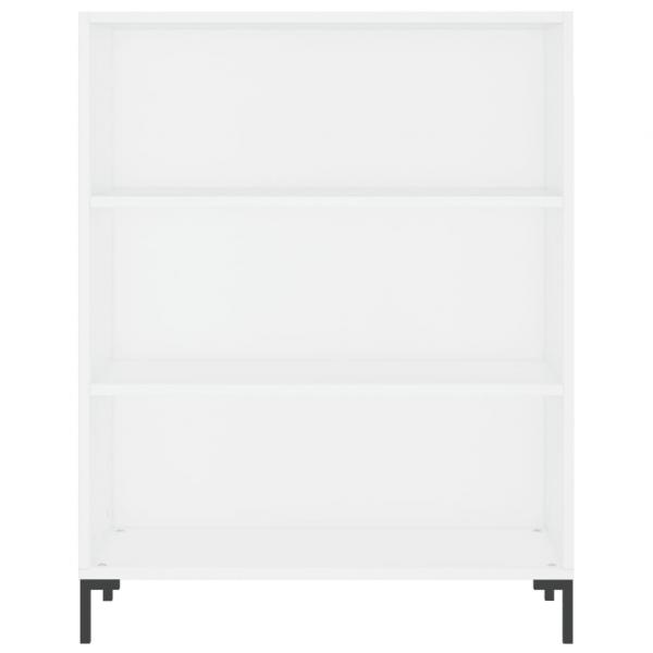 Bücherregal Weiß 69,5x32,5x90 cm Holzwerkstoff